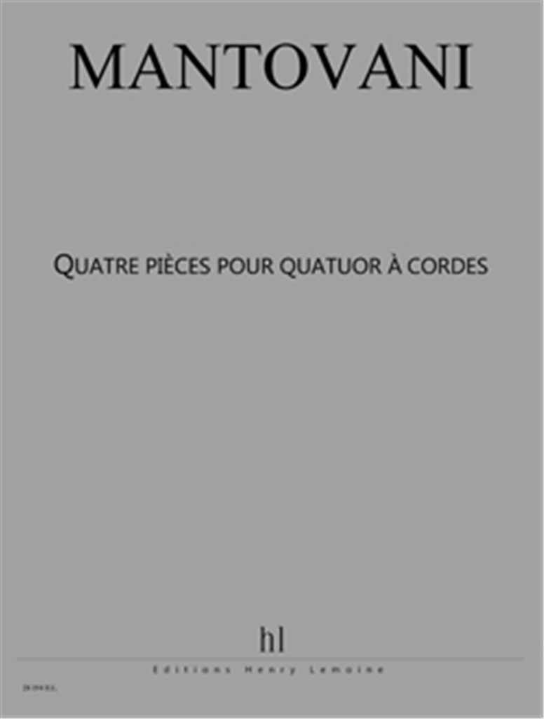 Pièces pour quatuor à cordes (4) Bleu-Les Fees
