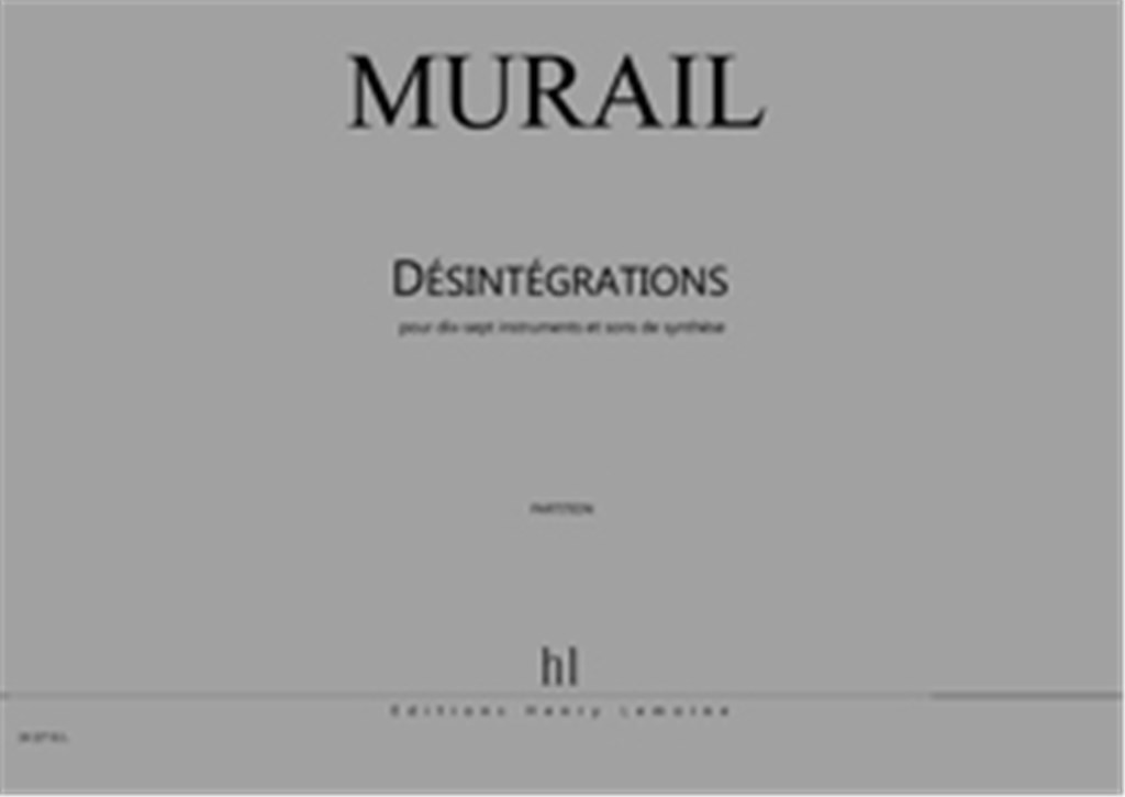 Désintégrations