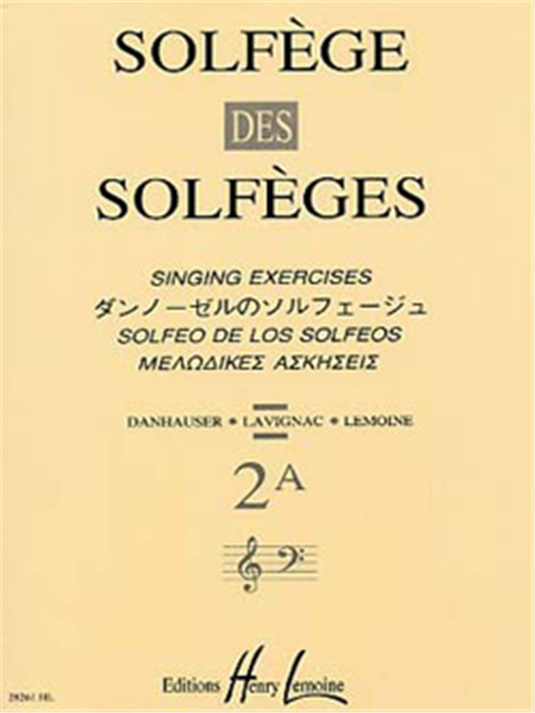 Solfège des Solfèges Vol.2A sans accompagnement