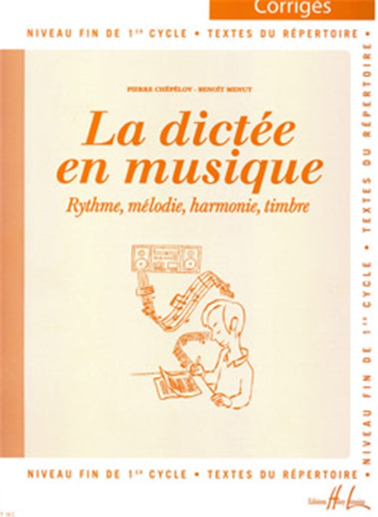 La dictée en musique Vol.3 - corrigé