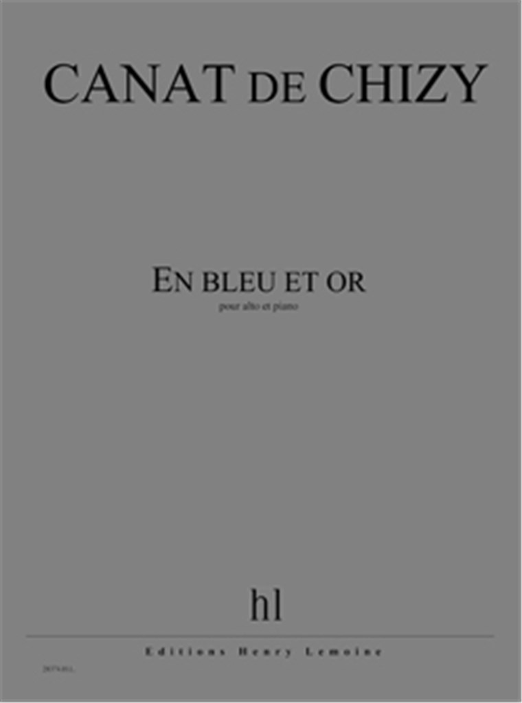 En bleu et or