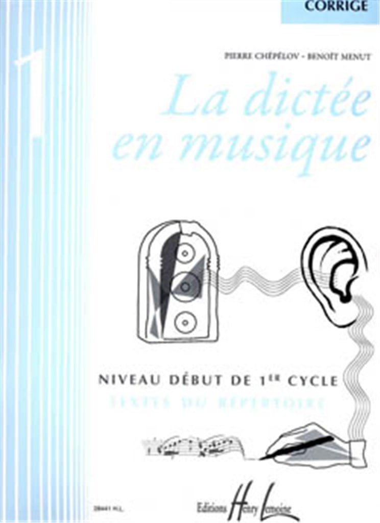 La dictée en musique Vol.1 - corrigé