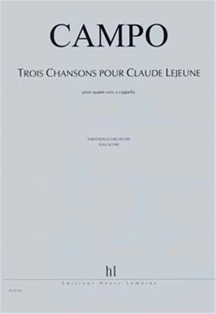 Chansons pour Claude Lejeune (3)
