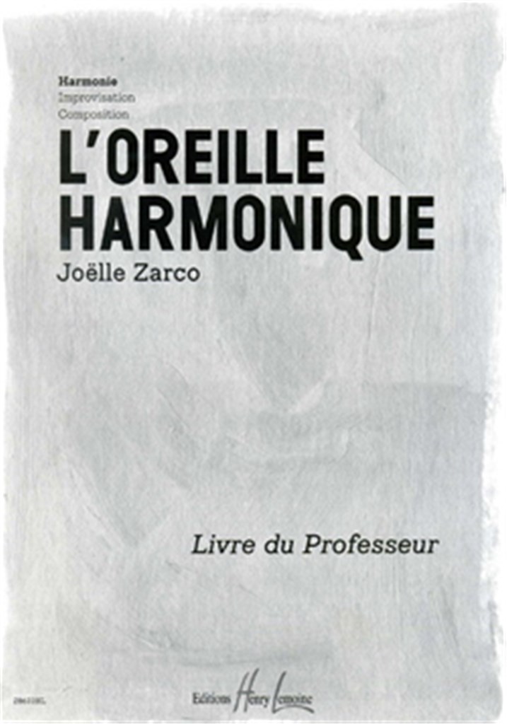 L'oreille harmonique Vol.1 Harmonie
