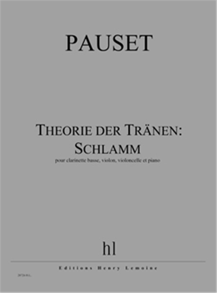 Theorie Der Tränen: Schlamm