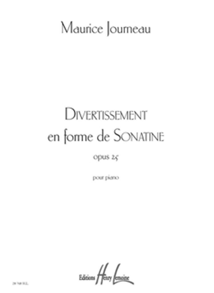 Divertissement en forme de Sonatine Op.25
