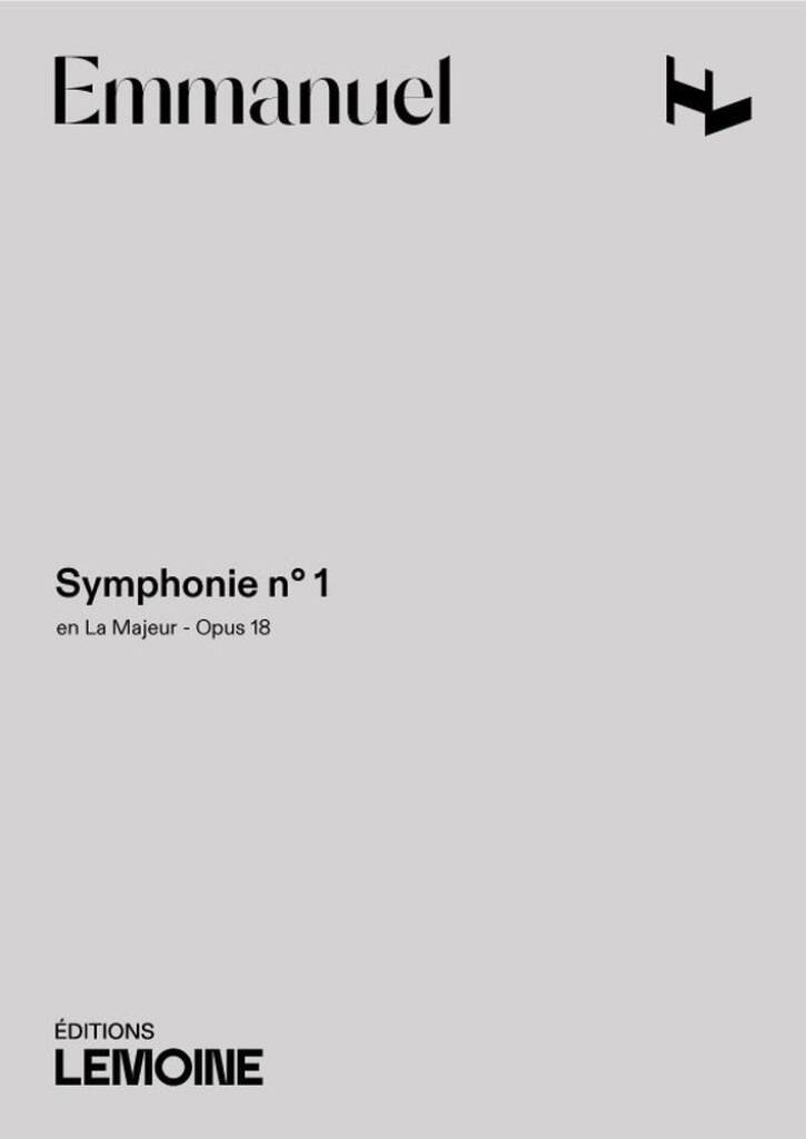 Symphonie n°1 en La maj. Op.18