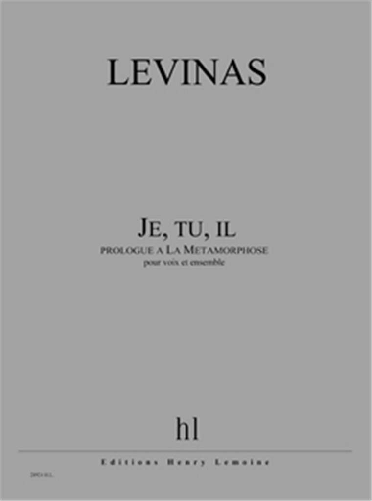 Je, tu, il (prologue à La Métamorphose)