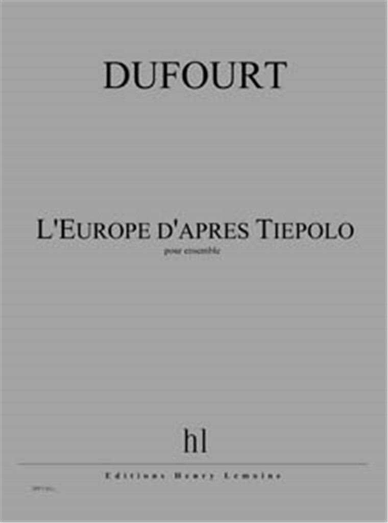 L'Europe d'après Tiepolo