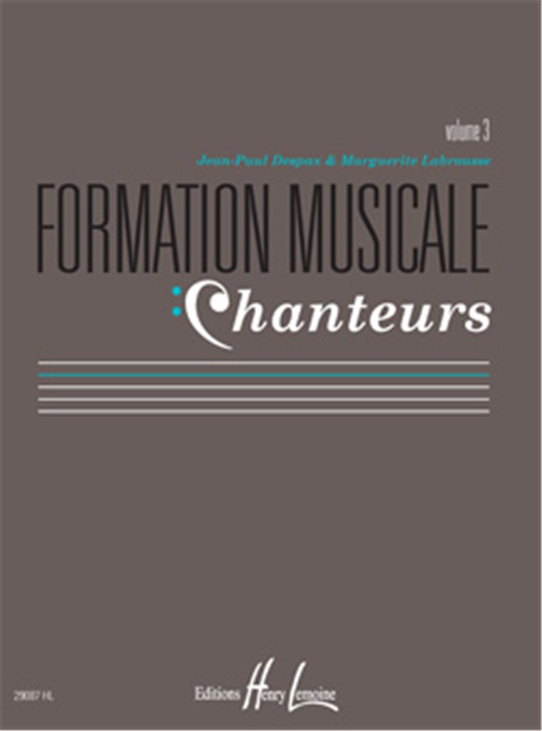 Formation musicale chanteurs Vol.3