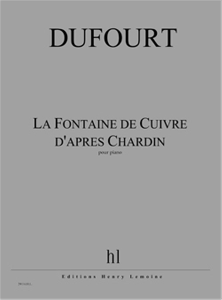 La Fontaine de Cuivre d'après Chardin
