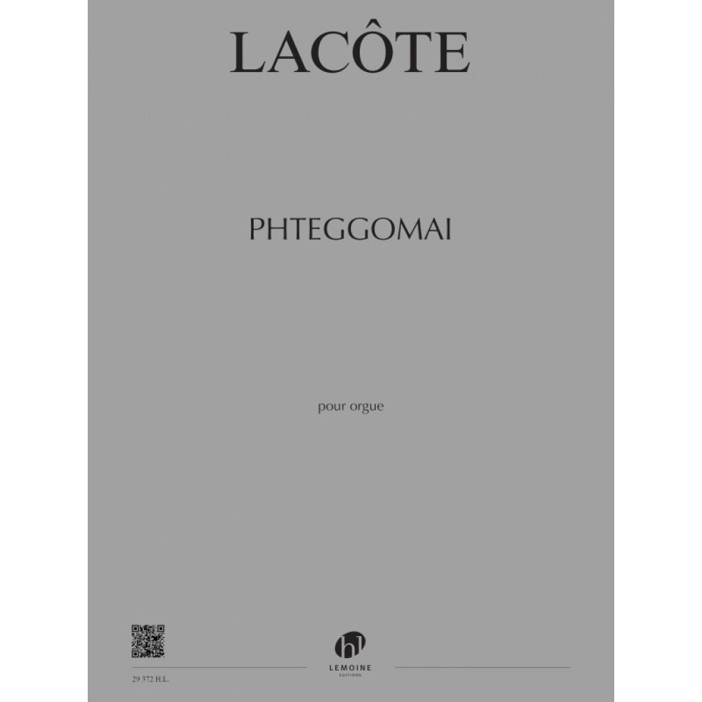 Phteggomai