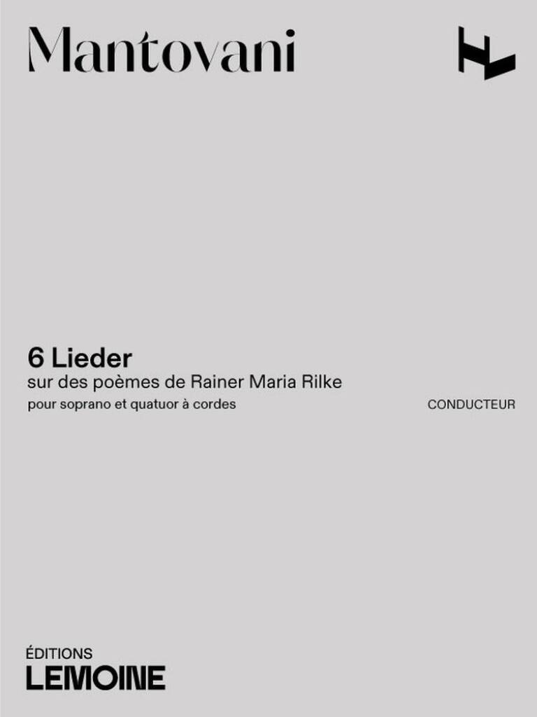 Lieder sur des Poemes de Rilke