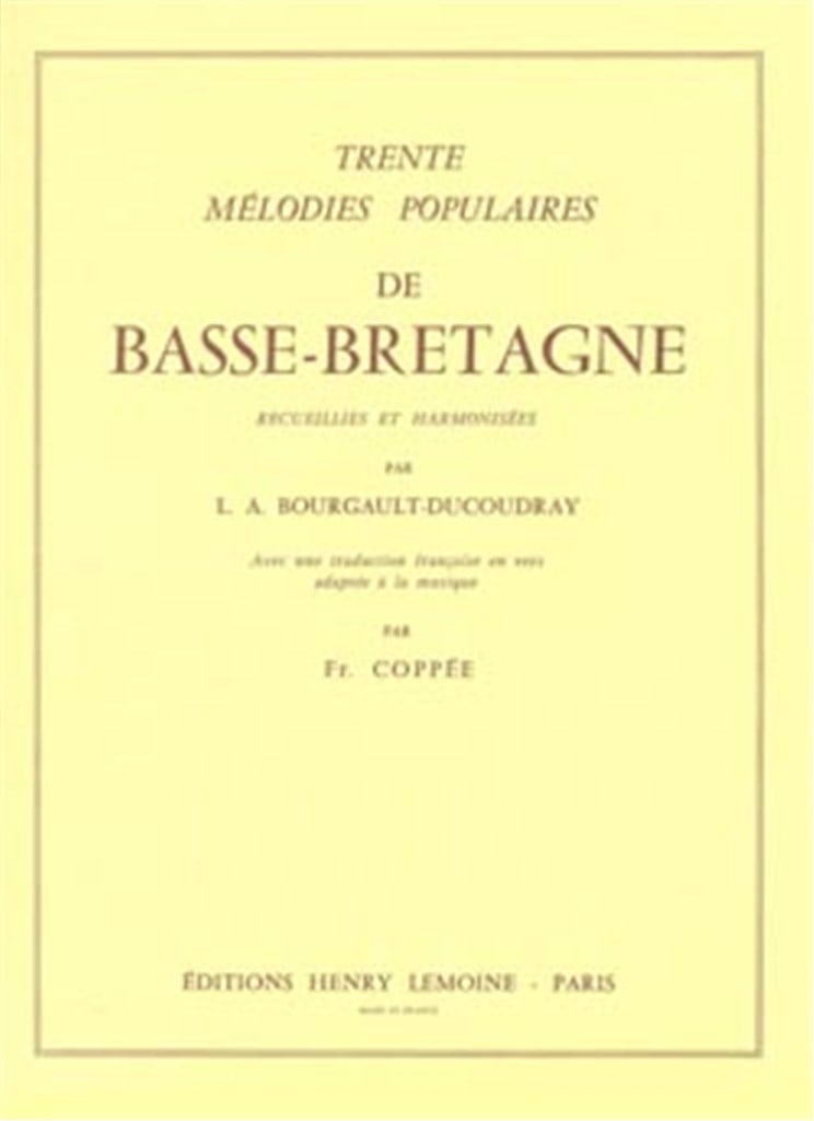 Mélodies de Basse-Bretagne (30)