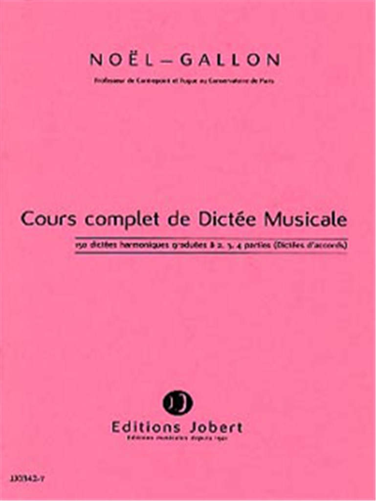 150 Dictées harmoniques graduées à 2, 3 et 4 p.
