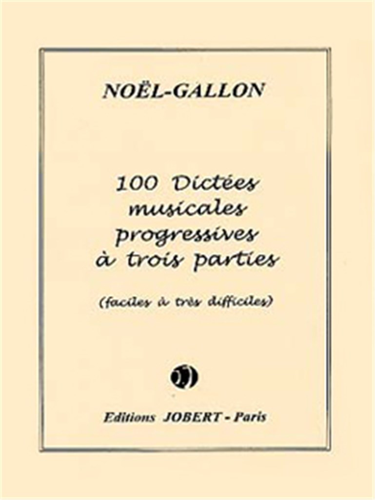 Dictées progressives à 3 parties (100)