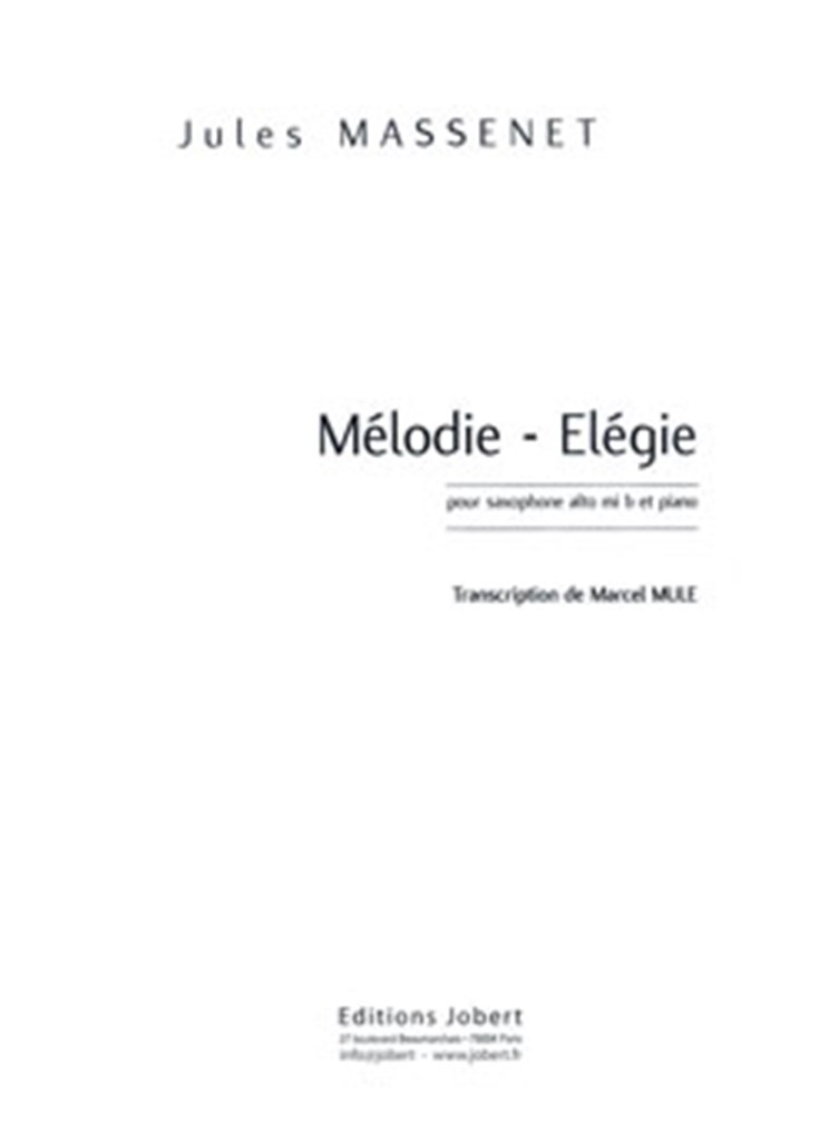 Mélodie Elégie