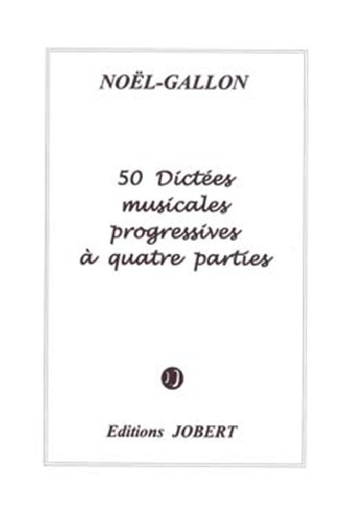 Dictées progressives à 4 parties (50)