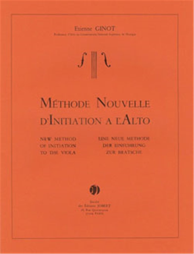 Méthode nouvelle d'initiation à l'alto
