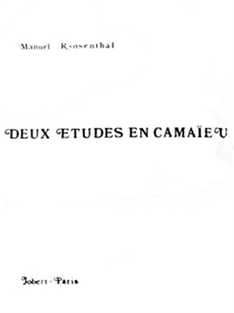 Etudes en Camaïeu (2)