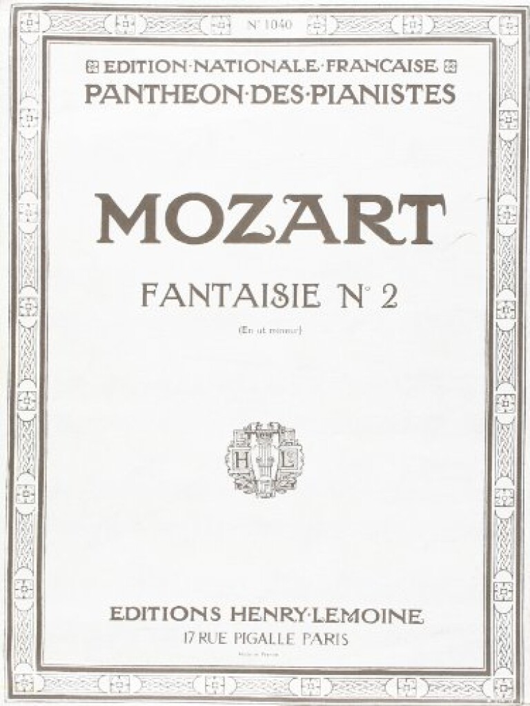Fantaisie n°2 ut min.