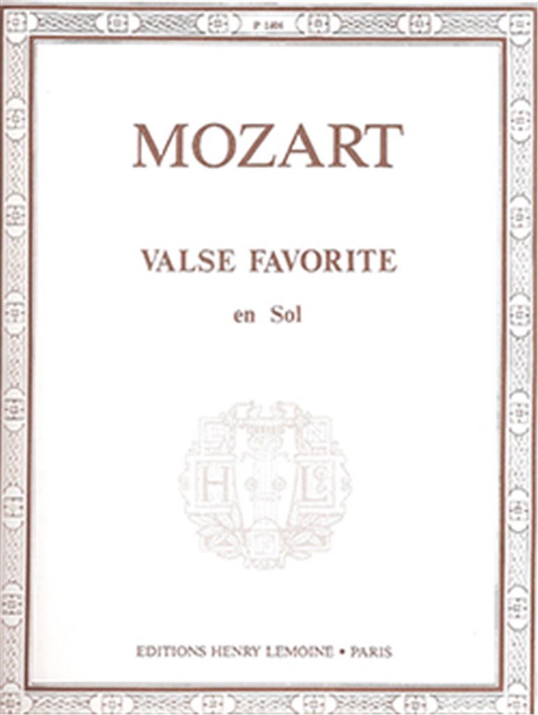 Valse favorite en sol