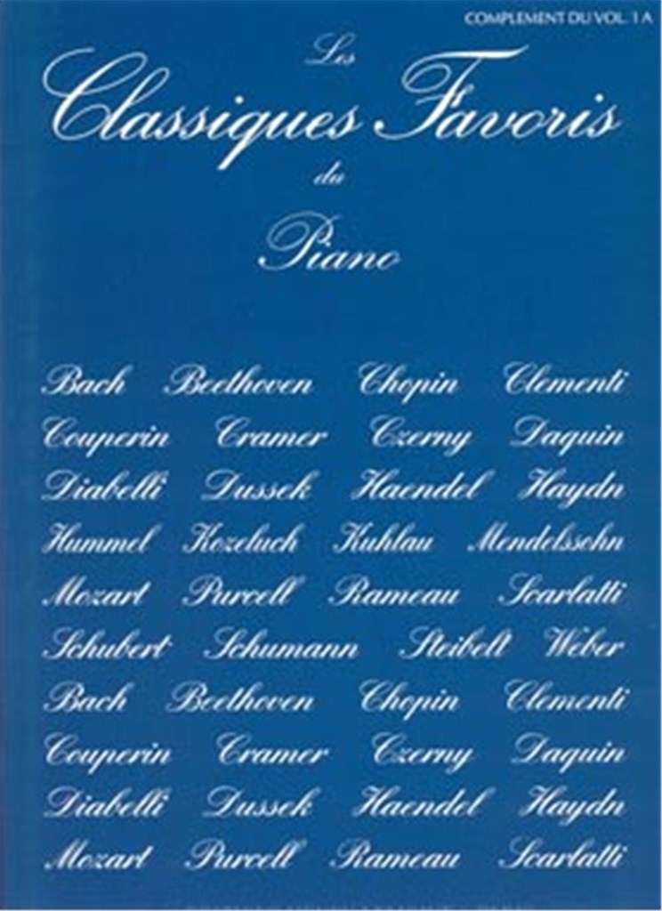 Les Classiques favoris Vol.1A complément