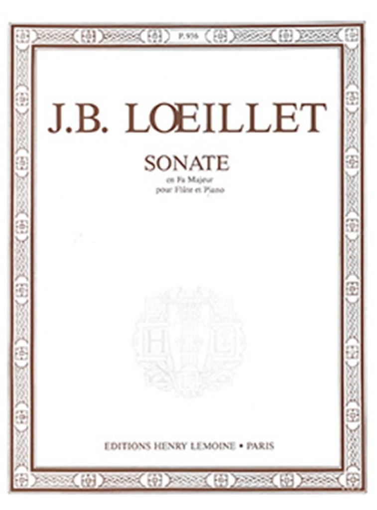 Sonate en fa maj.
