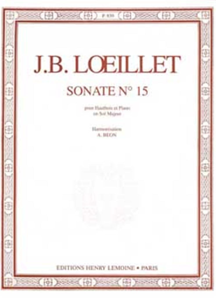 Sonate en sol maj.
