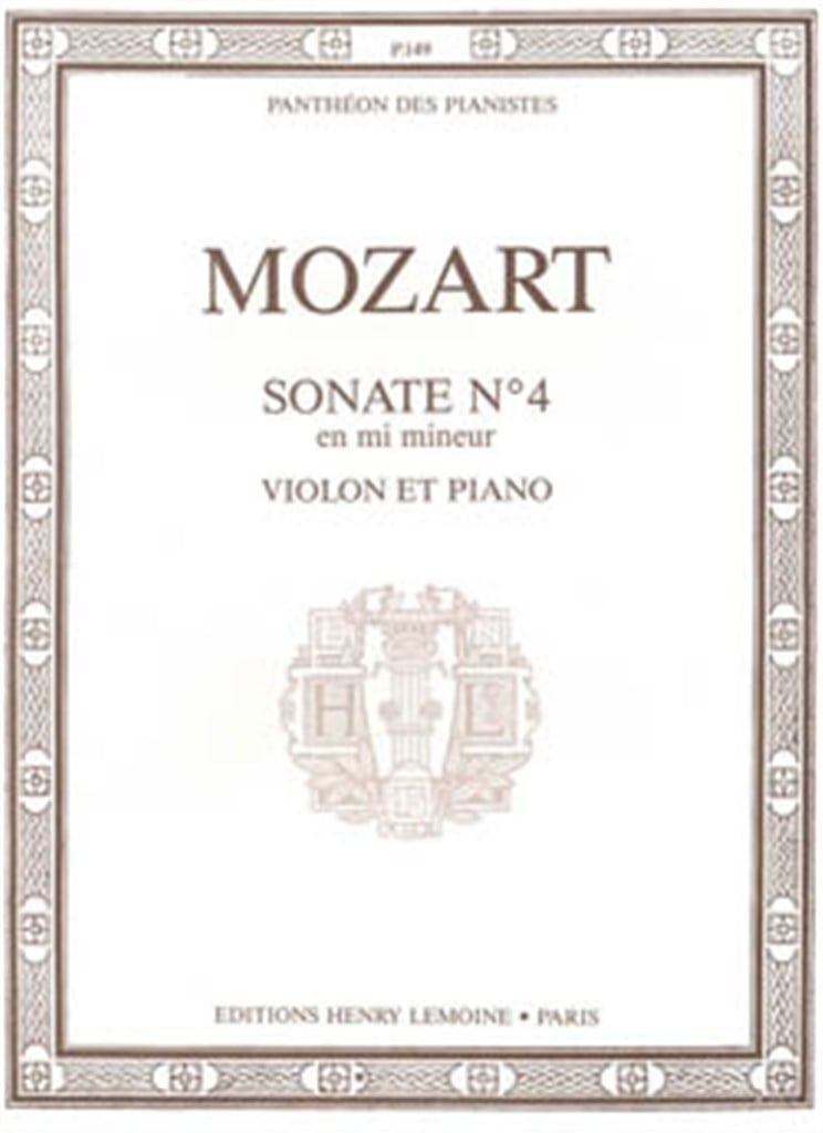 Sonate n°4 en mi min.