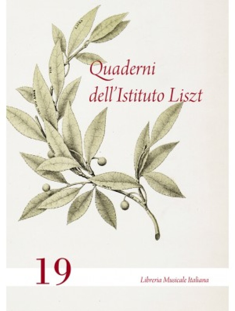 Quaderni dell'Istituto Liszt, 19
