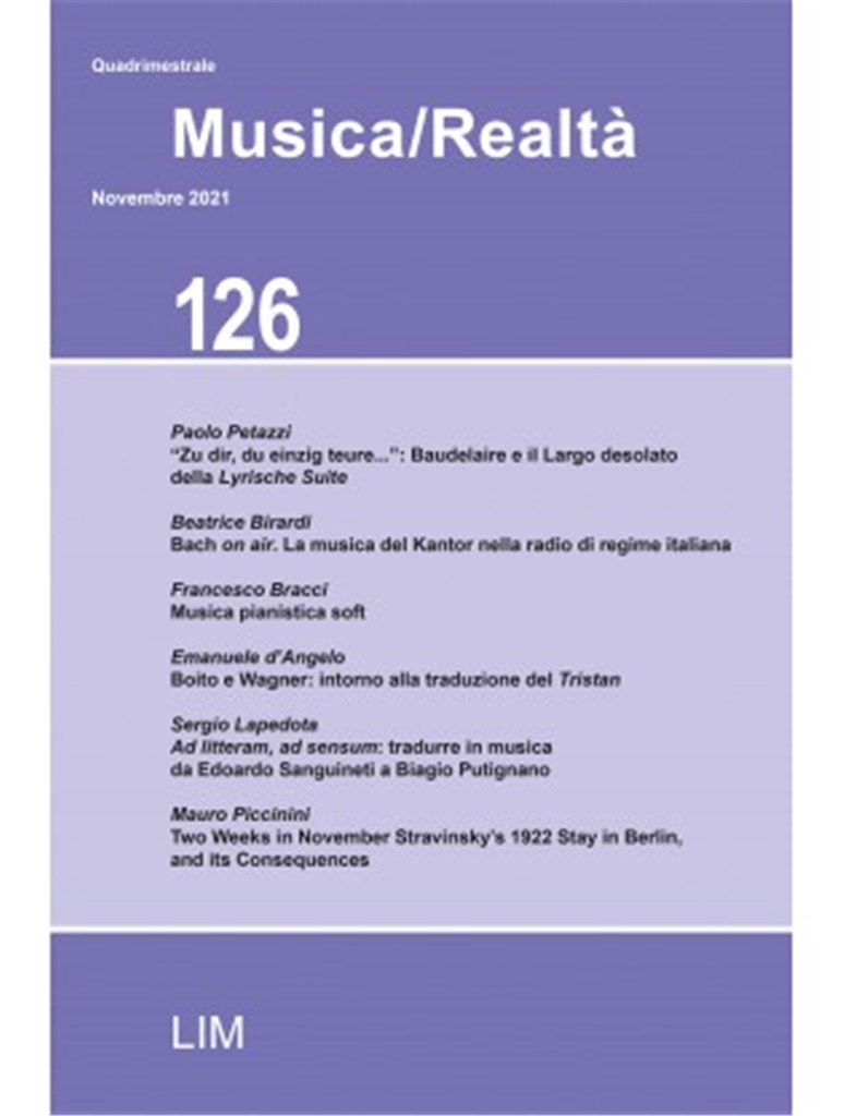 Musica Realtà 126 n. 3/2021