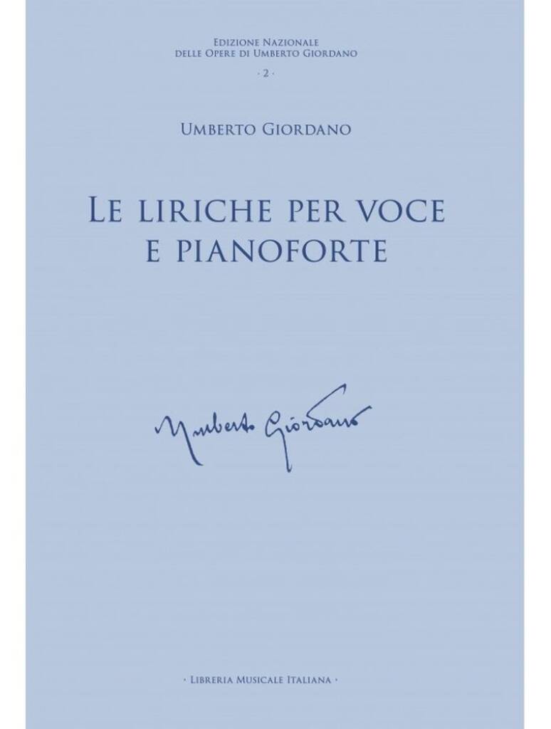 Le Liriche per Voce e Pianoforte