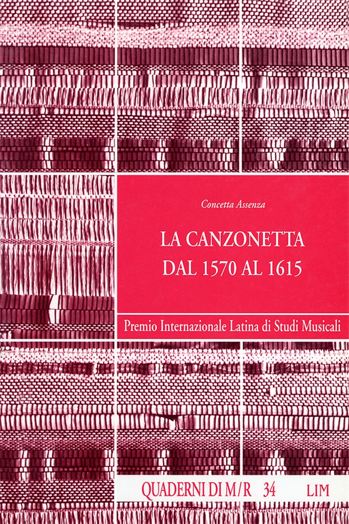 La canzonetta dal 1570 al 1615