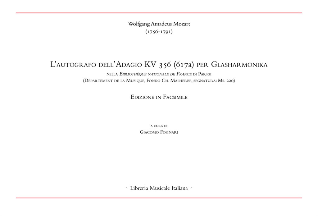L?autografo dell?Adagio KV356 (617a)