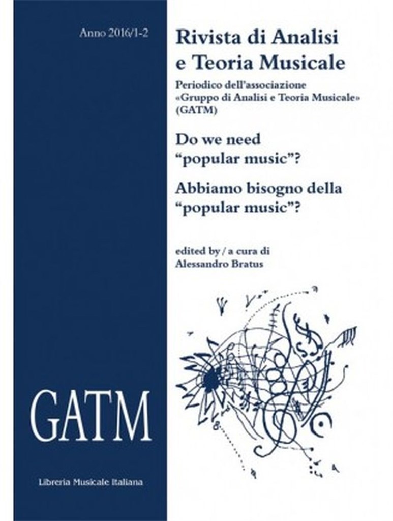 Rivista Di Analisi e Teoria Musicale XXII