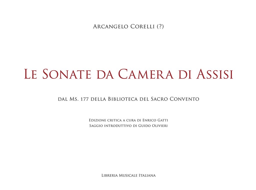 Le Sonate da Camera di Assisi dal Ms