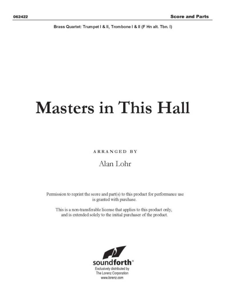 Masters In This Hall