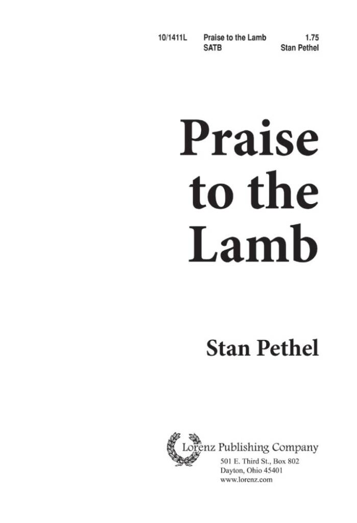 Praise To The Lamb