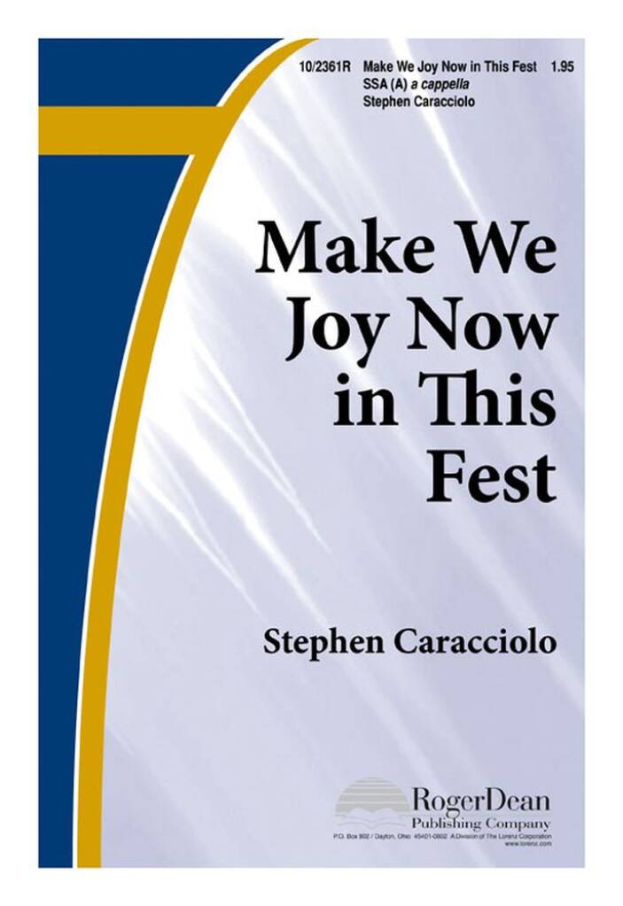 Make We Joy Now In This Fest