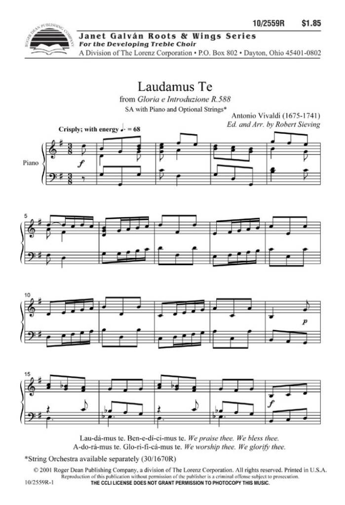Laudamus Te