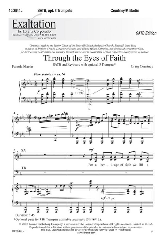 Through The Eyes Of Faith