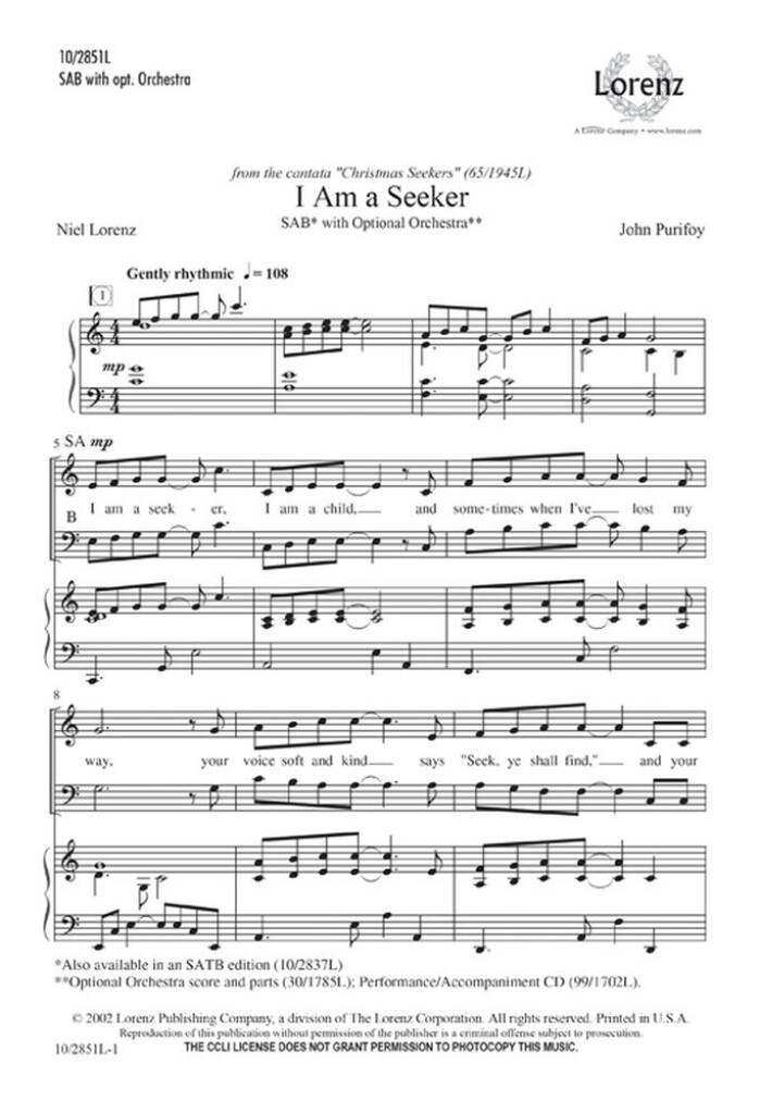 I Am A Seeker
