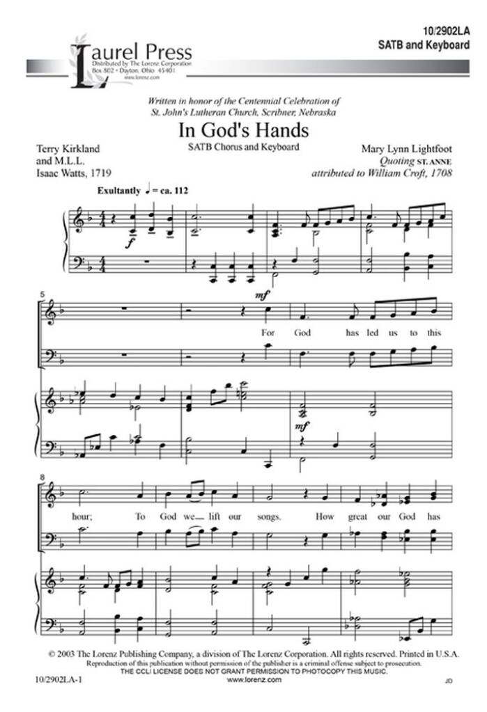 In God's Hands