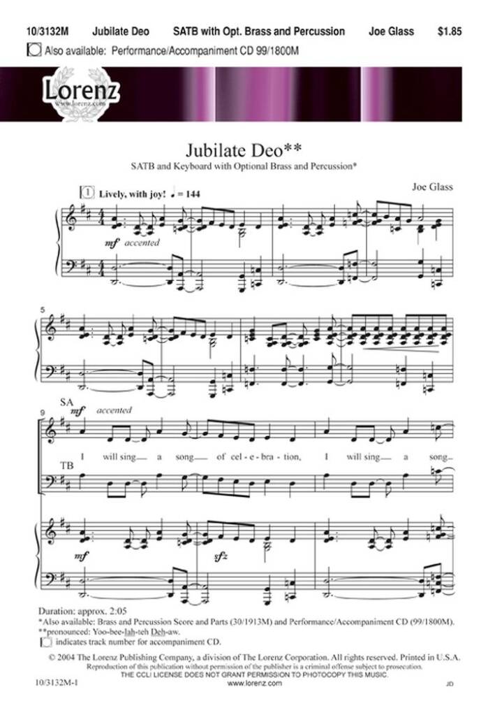 Jubilate Deo