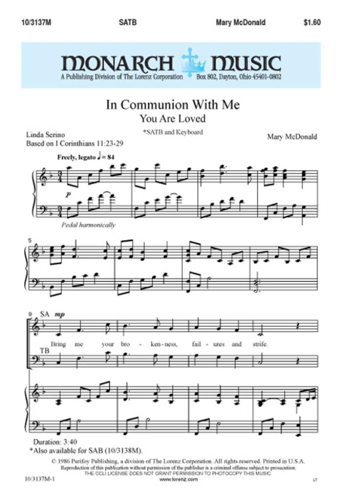 In Communion With Me