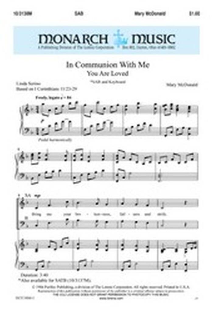 In Communion With Me