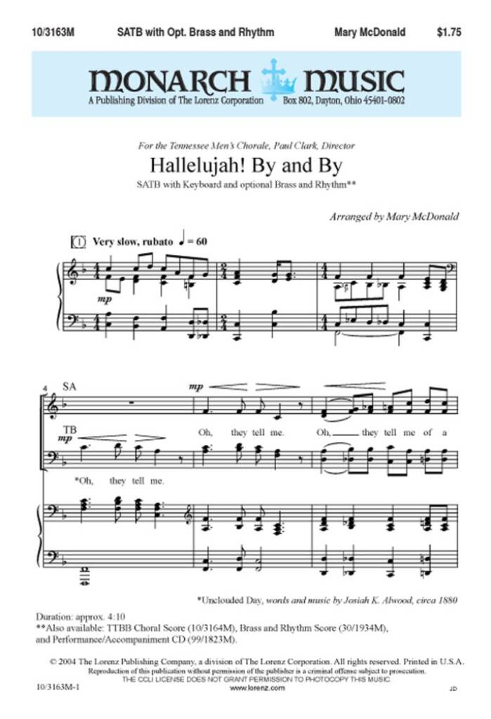Hallelujah! By and By