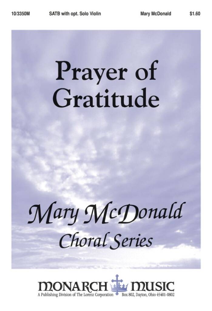 Prayer Of Gratitude