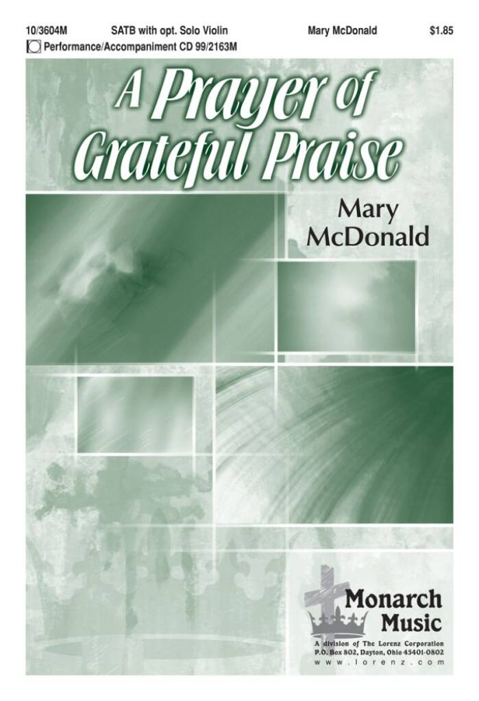A Prayer Of Grateful Praise